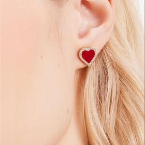 Kate Spade Take Heart Stud Earrings NWT